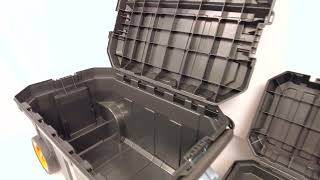 Tactix 24 Inch 2 In 1 Rolling Tool Box 320310
