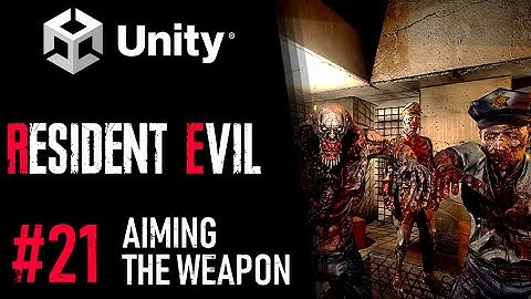 HOW TO MAKE RESIDENT EVIL IN UNITY - TUTORIAL 21 - HOW TO AIM A WEAPON IN UNITY
