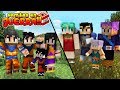 LA FAMILIA DE GOKU VS LA FAMILIA DE VEGETA - MINECRAFT