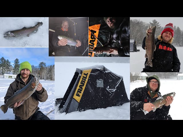 Ice Fishing Rainbow Trout- The Means & Methods in Northern Michigan 