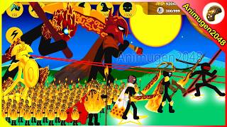 unstoppable I Created A Fire Army With Epic Final Boss Wrathnar  Stick War Legacy  Animugen2048