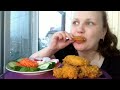 Мукбанг Крылья как в "KFC"/Почему я такая строгая? /Первый раз готовлю.