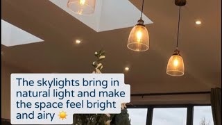 How to add more natural light through skylights and bi-fold doors in a single story extension