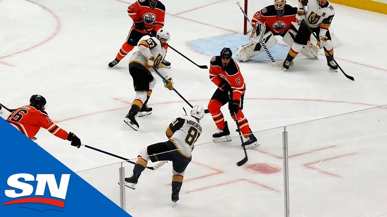 Jonathan Marchessault scores 3 to lead Golden Knights past Oilers ...