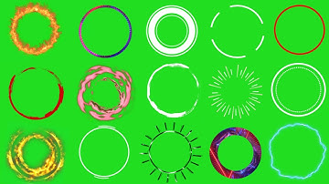 Circle Green Screen [4K]