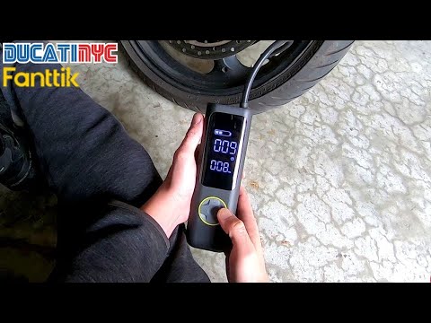 Fanttik X8 Apex Air Pump | Moto Unboxing | Ducati NYC Vlog v1537