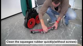 Mini floor scrubber machine