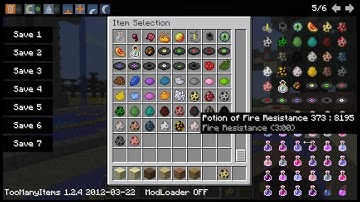Too Many Items 1.2.4 Minecraft Short Review and Tutorial