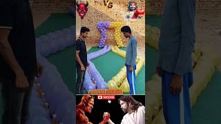 Jesus vs satans only God lovers 1% #respect #jesus #funny #fé #memes #viralvideo  💔🎈✅️🏆✝️❌️