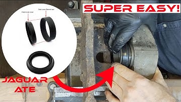ATE Caliper Rebuild Dust Cover Fitting | Super Quick & Easy - Jaguar