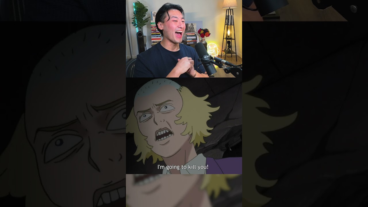 Teru the bald eagle?? #anime #mobpsycho100 #animereaction
