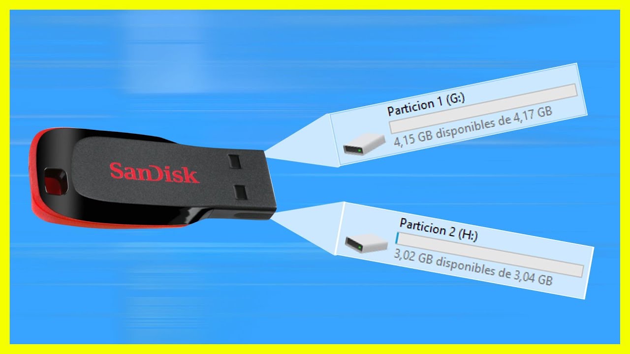 Receptor Tendencia sentido común Particionar Memoria USB, Micro SD y Tarjeta SD - YouTube