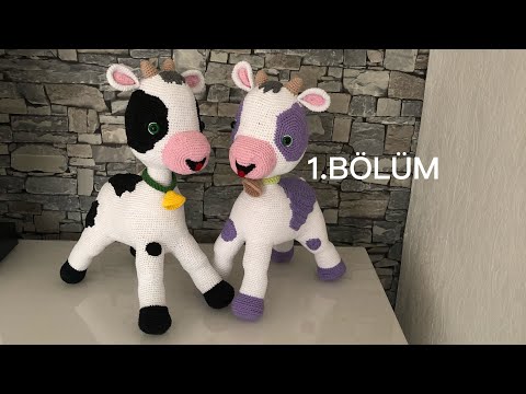 36 cm inek tarifi 1.Bölüm (göz benekleri) yapımı 1/8