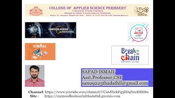 Basics of C- Language- S1_BSC/Part 1/Mr. Safad Ismail, Asst. Professor, CASP,IHRD ,Chengannur.