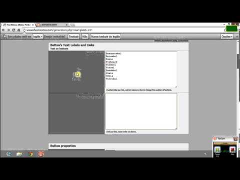 Como editar menus em flash vortex e colocar no blog