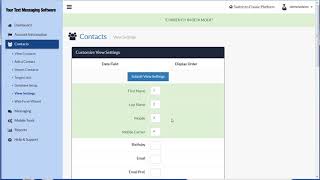 iVisionMobile.com - Modifying View Settings in Contacts Manager