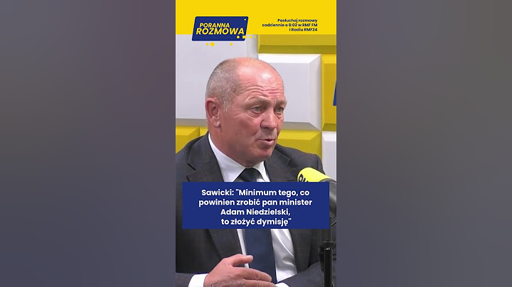 Sawicki: "Minimum tego, co powinien zrobić pan minister Adam Niedzielski, to złożyć dymisję"