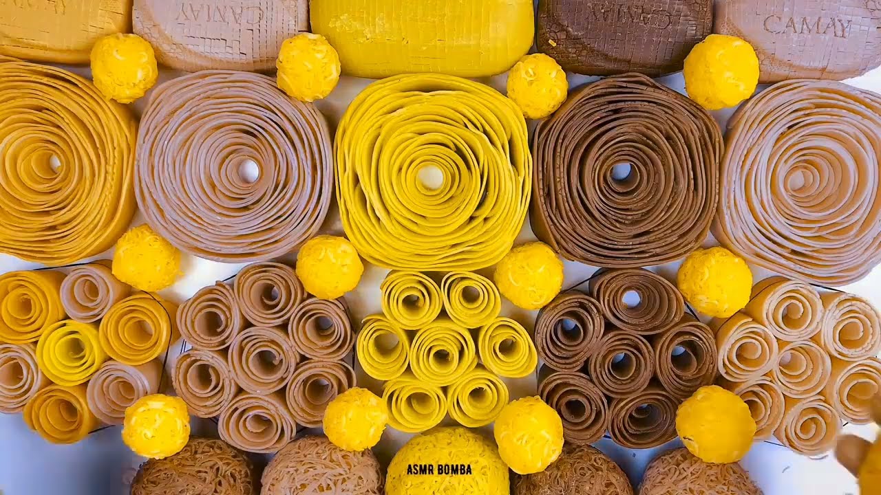 Super dry soap set cutting!soap cutting asmr!crunchy cubes