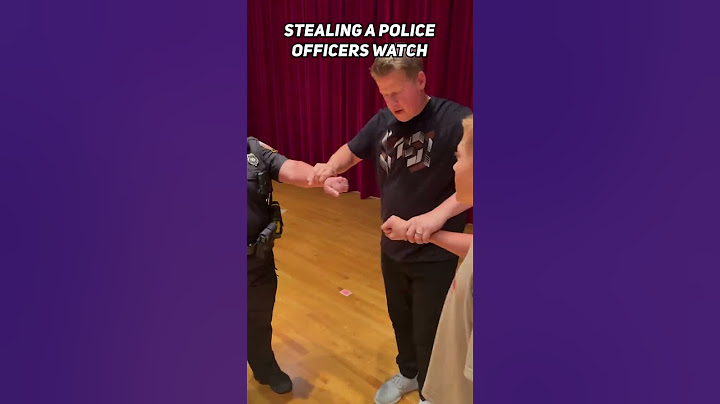 Stealing A Police Officers Watch 👮‍♀️