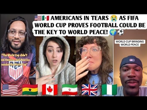 🇺🇸🇲🇽 AMERICANS IN TEARS 😭 AS FIFA WORLD CUP PROVES FOOTBALL COULD BE THE KEY TO WORLD PEACE! 🌍⚽