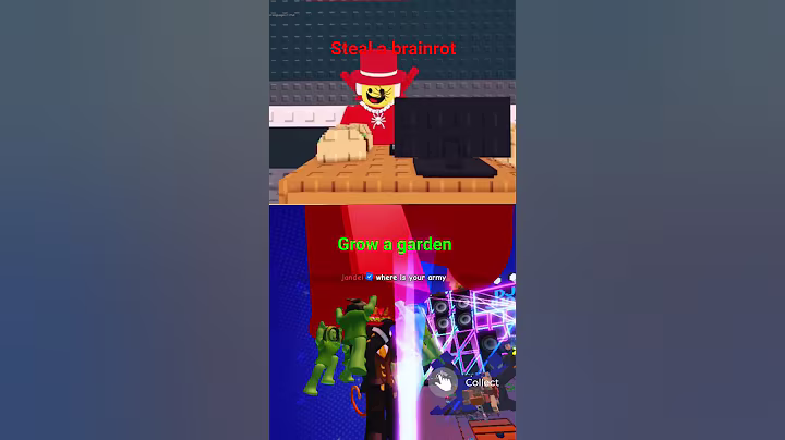 Admin war ll steal a brainrot vs grow a garden #roblox #growagarden #stealabrainrot #shorts