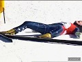 Alpine Skiing - 2006 - Women's Downhill Training - Kildow scary crash in Torino