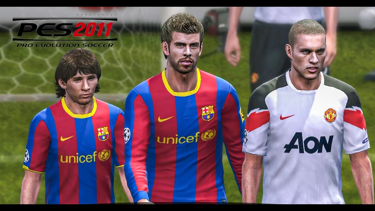 PES 2011- Barcelona Vs Manchester United  (Champion League)