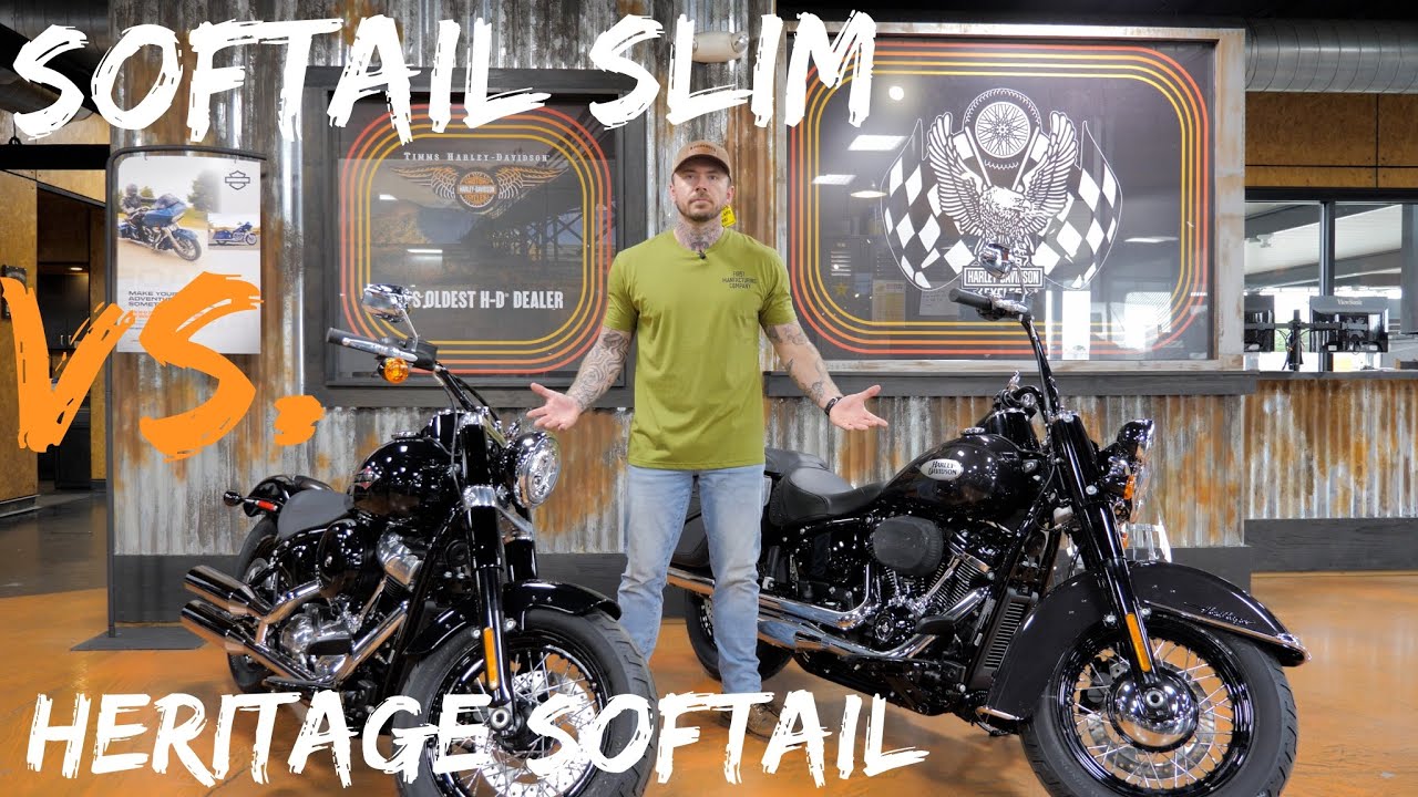 What'S The Difference Between A Softail And A Softail Slim?