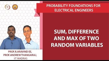 Sum, Difference and Max of Two Random Variables