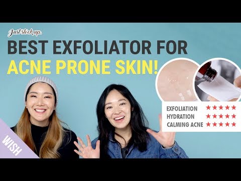 The Best Way to Exfoliate for Acne Prone Sensitive Skin | Get Clear Skin in  Week! | Wishtrend TV