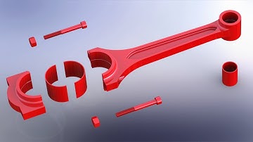 SS SOLIDWORKS TUTORIAL @1 - CONNECTING ROD ASSEMBLY - PART 1