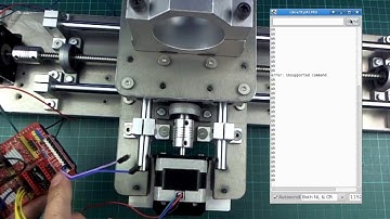 DIY mini CNC machine part 4 (testing movement)
