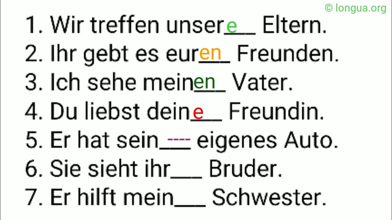 Learn German, German language, German grammar, German Lessons ...