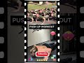 PUSH UP WORKOUT #shotrs #shortvideo #motivation #fitness #fitnessmotivation #pushup