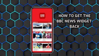 How to get the BBC News widget back screenshot 4