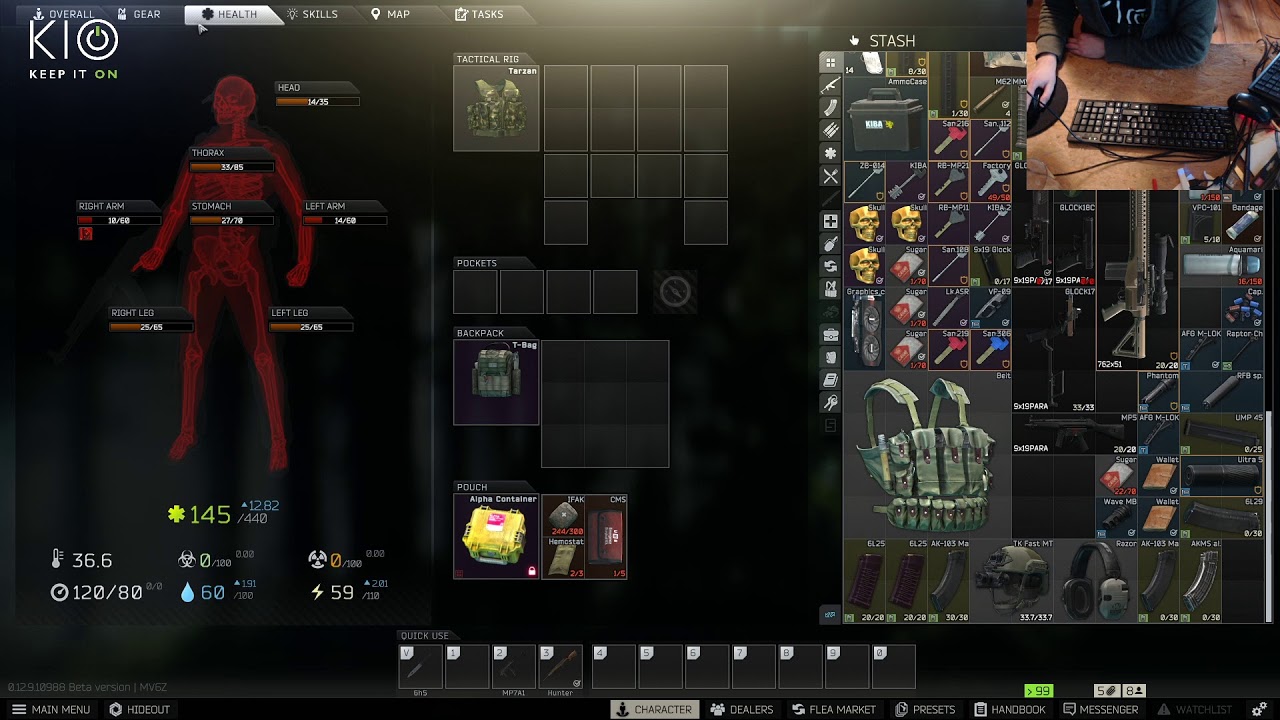 Enyalios63 Playing Escape From Tarkov 0 12 9 Ep244 Eftフレンド募集 Eft募集 Youtube