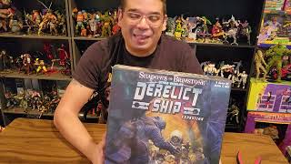 Shadows of Brimstone Derelict Ship Other Worlds Expansion unboxing Flying Frog thefrenchspy81