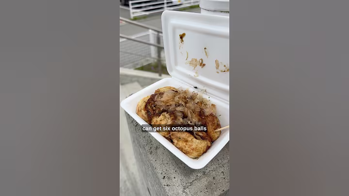 I found octopus balls in Japan for only 69 CENTS!