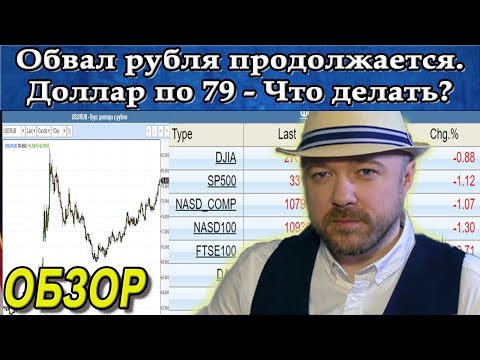Обвал рубля продолжается. Что делать на рынке? Прогноз курса доллара. Кречетов - аналитика.