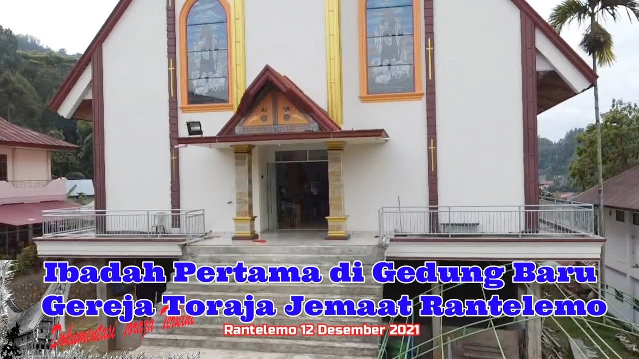 Ibadah Pertama di Gedung Baru Gereja Toraja Jemaat Rantelemo
