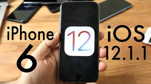 iOS 12.1.1 OFFICIAL On iPHONE 6! (Review)