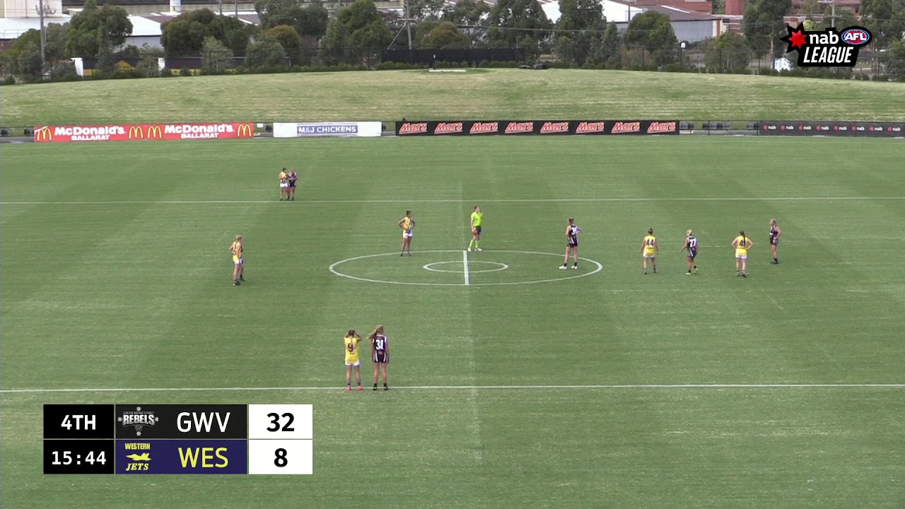 NAB LEAGUE GIRLS 2020: Round 3 - Greater Western Victoria Rebels v Western Jets (FULL GAME)