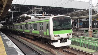 JR東日本 E231系500番台(11両) 東トウ512 外回り 品川・渋谷方面行 1211G & E233系1000番台(10両) 宮サイ157 快速 大船行 1233B 新橋にて