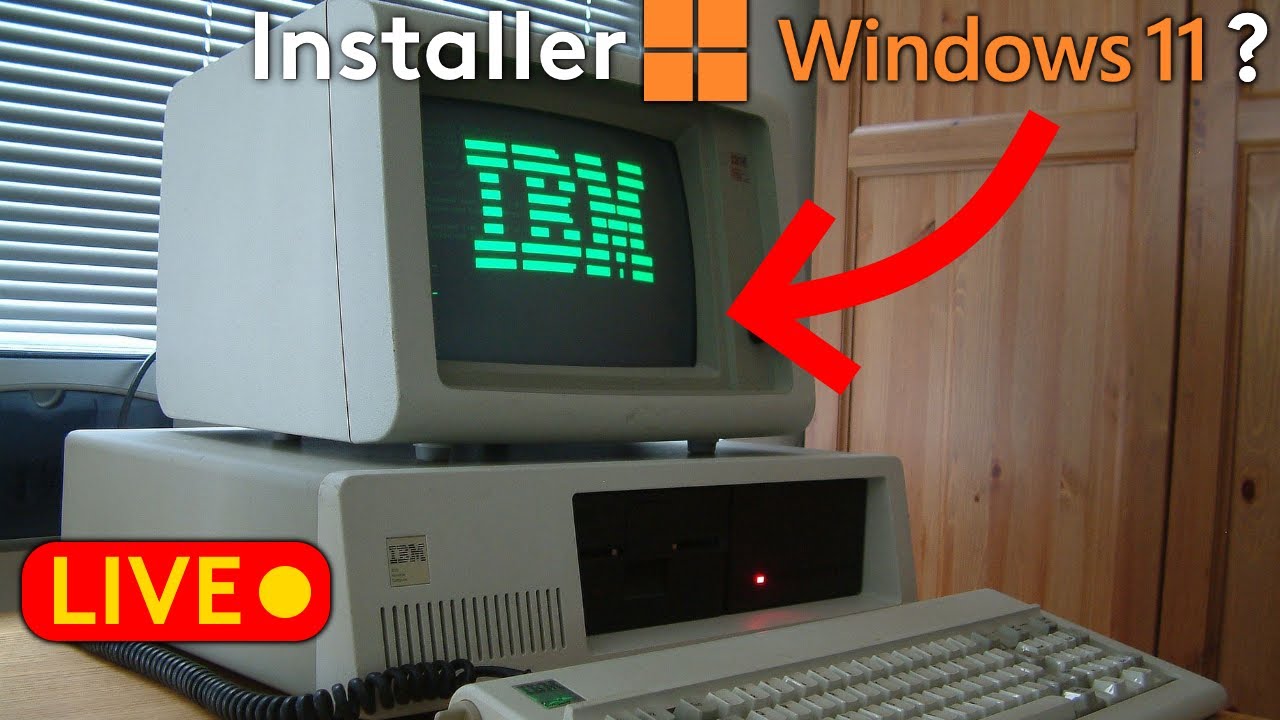 Rediffusion -  Essayer d'installer 11 sur une vielle machine -- Polocrafting