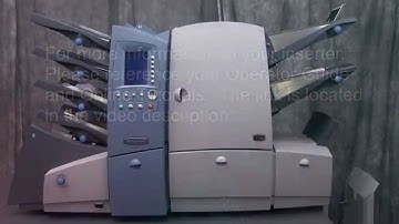 DI500 - DI600: How To Correct Stalls Due To Incorrectly Adjusted Side Guides