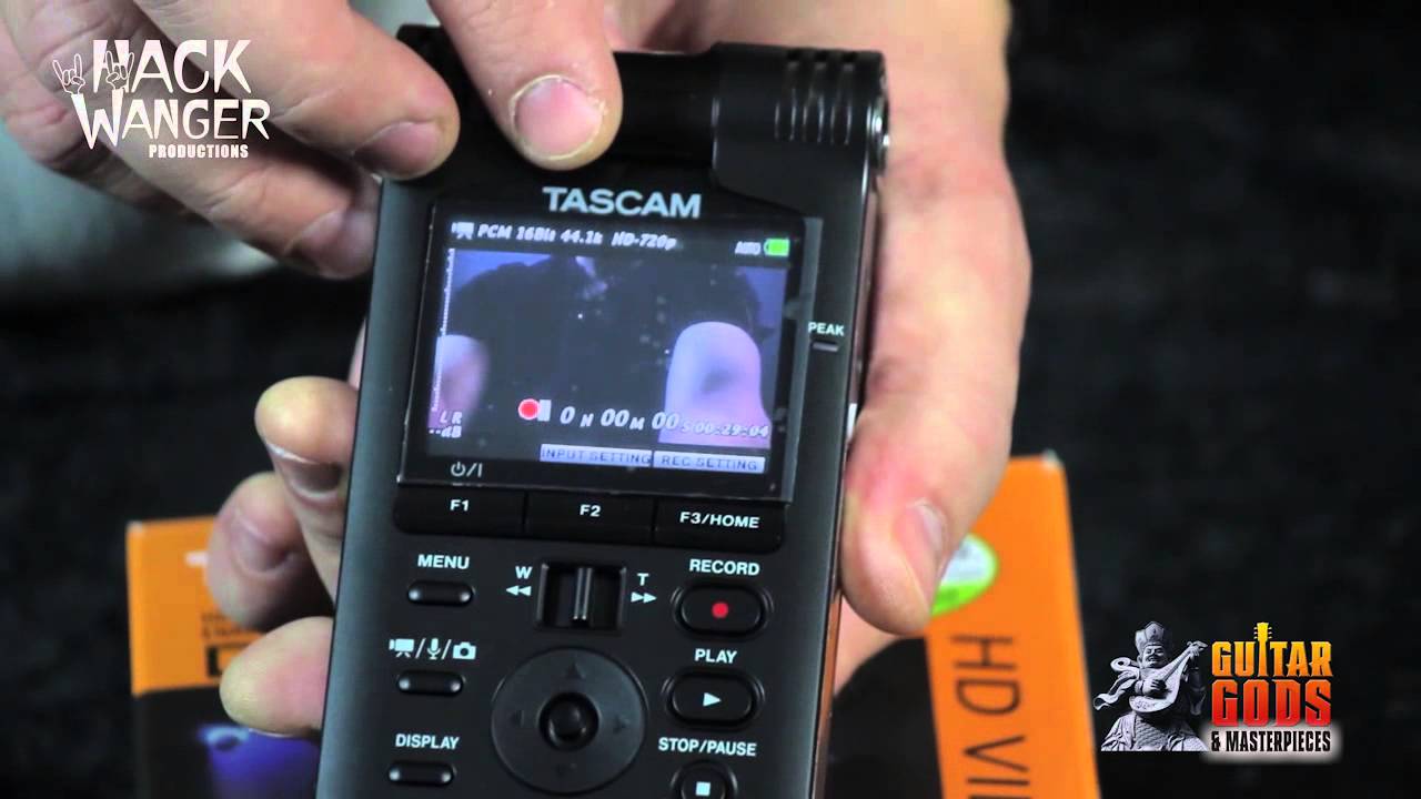 Players Planet Product Overview - Tascam DR-V1HD Handheld Linear