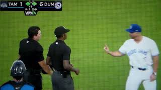 Dunedin Blue Jays Manager Ryan Casteel Ejected From Game Vs. Tampa Tarpons