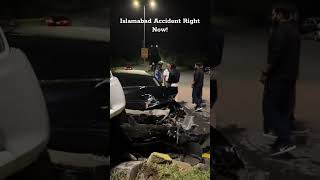 Accident Islamabad F11 Signal Nazmudin Road 21 Oct 2023