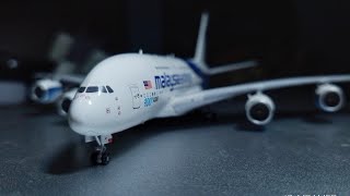 Aviation400 Airbus A380 Malaysia Airlines - Unboxing and review. (NO TALKING)