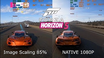 Image Scaling 85% vs Native 1080P | Forza Horizon 5